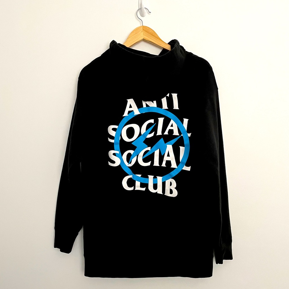 Anti Social Social Club x Fragment Hoodie Large